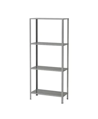 IKEA HYLLIS Shelving unit, in/outdoor galvanised, 60x27x140 cm