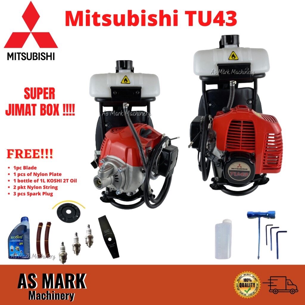 MITSUBISHI TU43 100% Original Engine Brush Cutter (Ogawa) Mesin