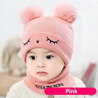 baby hat scarf