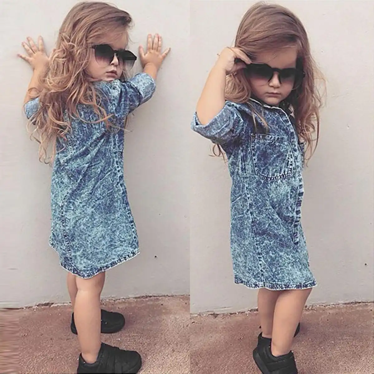 denim shirt for baby girl