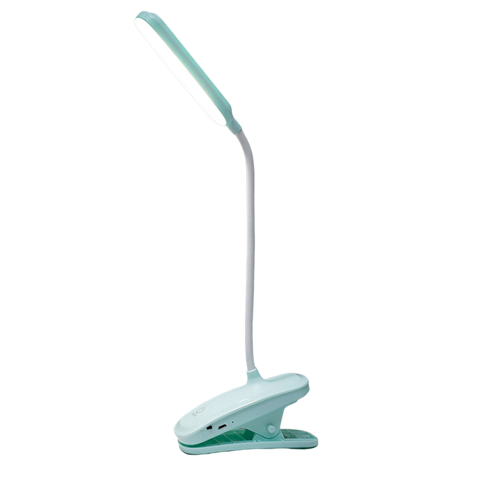 Licao Lighting LED Reading Lamp Dimmable Eye Protection Flexible Hose Design High Brightness Flicker Free Rechargeable Clip Type LED Night Lamp Stepless Dimming Light Home Supplies Useful Clip Desk