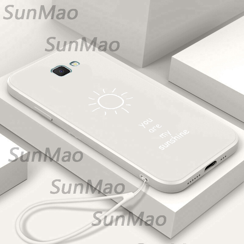 Ốp Điện Thoại Samsung J7 Prime Ốp Mềm Mặt Trời Nhỏ Đơn Giản Ốp Điện Thoại Có Dây Silicon Cho Bé Trai Bé Gái