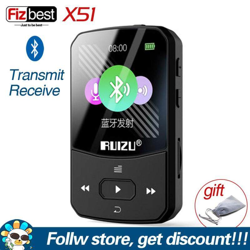 New RUIZU X51 Sport Bluetooth 4.2 MP3 Player Clip Mini Support transmission and reception FM, support connecting the phone