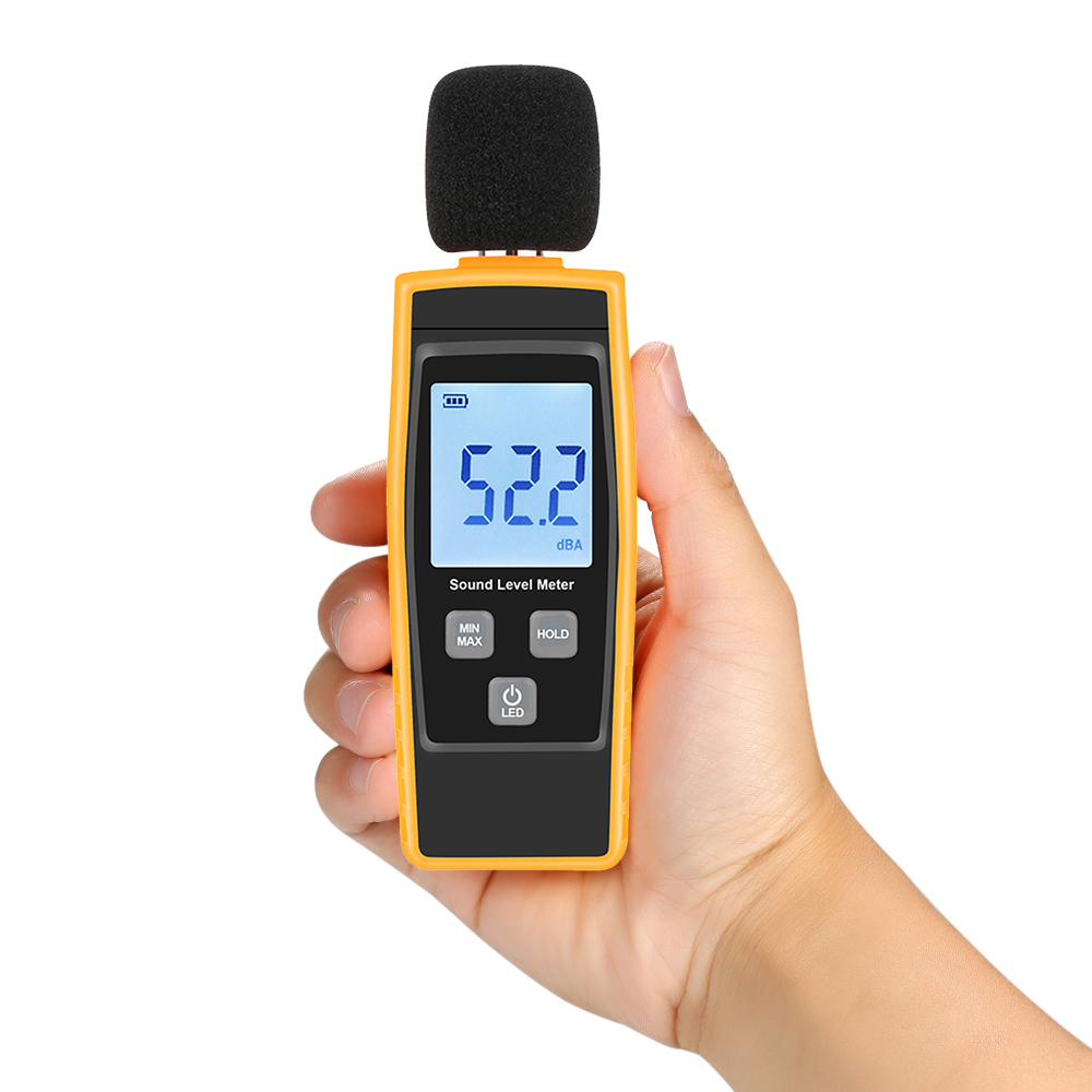 Smart Sensor Máy Đo Mức Âm Thanh Kỹ Thuật Số LCD Dụng Cụ Đo Âm Lượng Tiếng Ồn 30-130dBA Máy Kiểm Tra Giám Sát Decibel Với Chế Độ Tối Đa/Tối Thiểu/Giữ Dữ Liệu