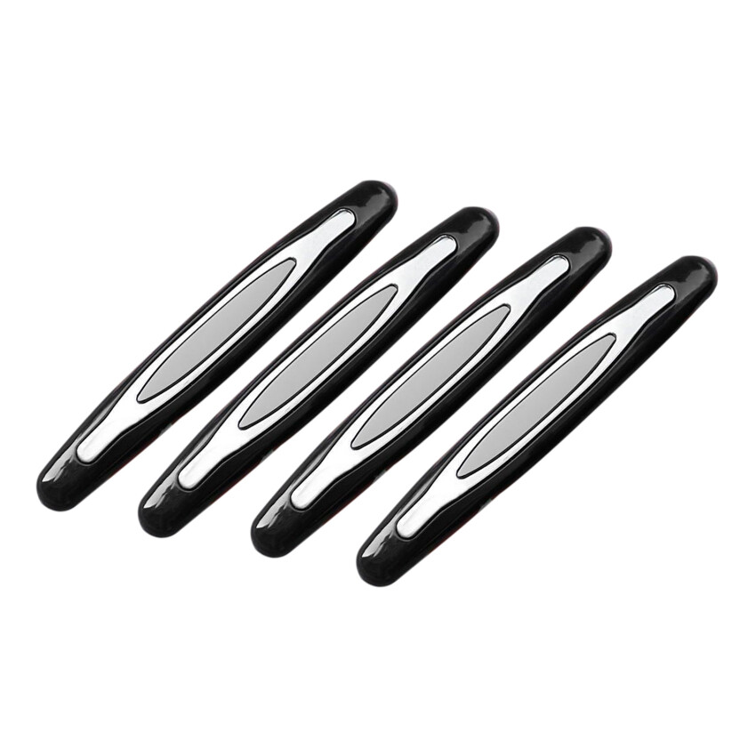 4 cái Tấm bảo vệ cửa xe Dây bảo vệ đồ bảo vệ chống trầy xước tự động Ốp viền cao su dán bảo vệ cạnh cửa xe trang trí ô tô