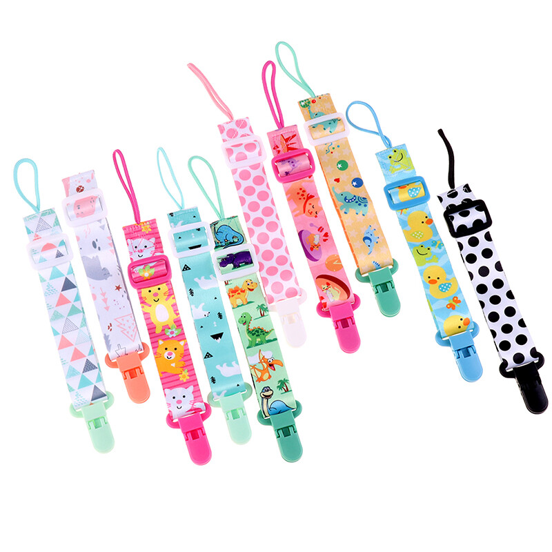 Ginni 1Pc Adjust Baby Pacifier Clip Chain Dummy Holder Soother Pacifier Clips Strap