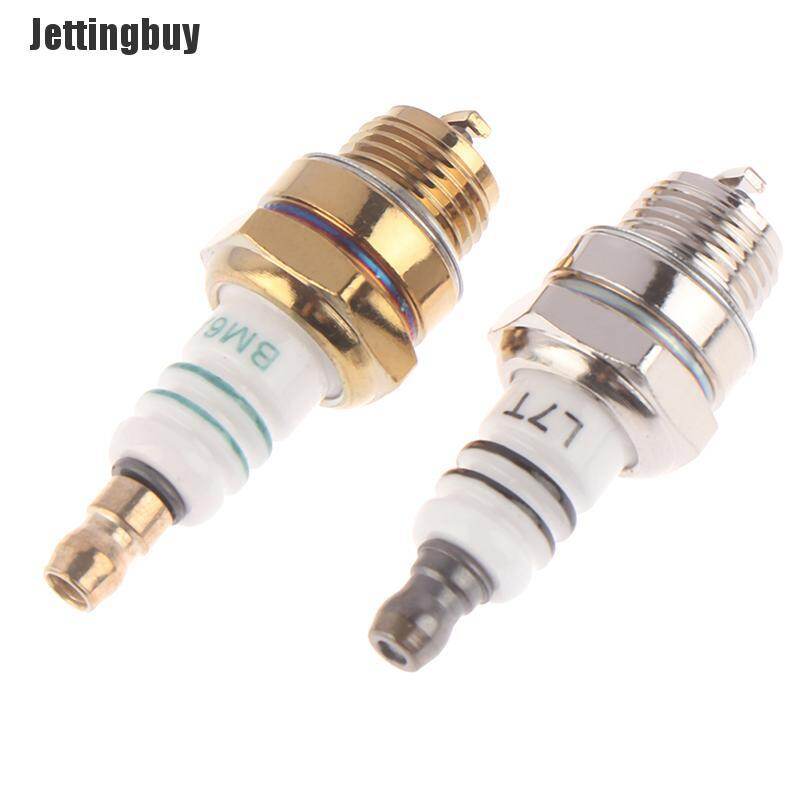 [Jettingbuy] BM6A Spark Plug Glow Plug Replacemnet for 2-stroke Chainsaw Lawn Mower Strimmer  1(Glod)