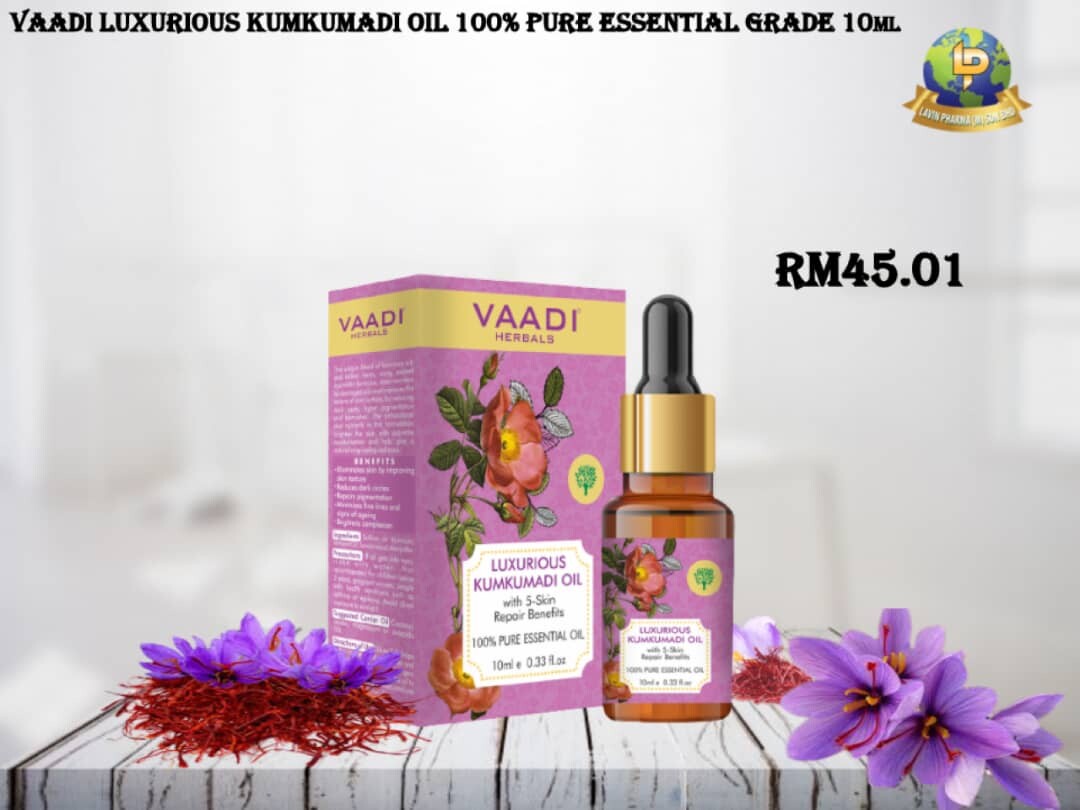 Luxurious Kumkumadi Oil Pure Mix Of Saffron Sandalwood Manjistha Almond Oil Reduces Dark Circles Pigmentation Brightens Complexion 10 Ml Lazada lazada
