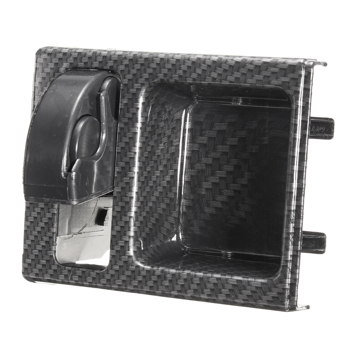 Front Armrest Coin Glove Box For BMW E46 9806 W/ Printed Carbon Grain