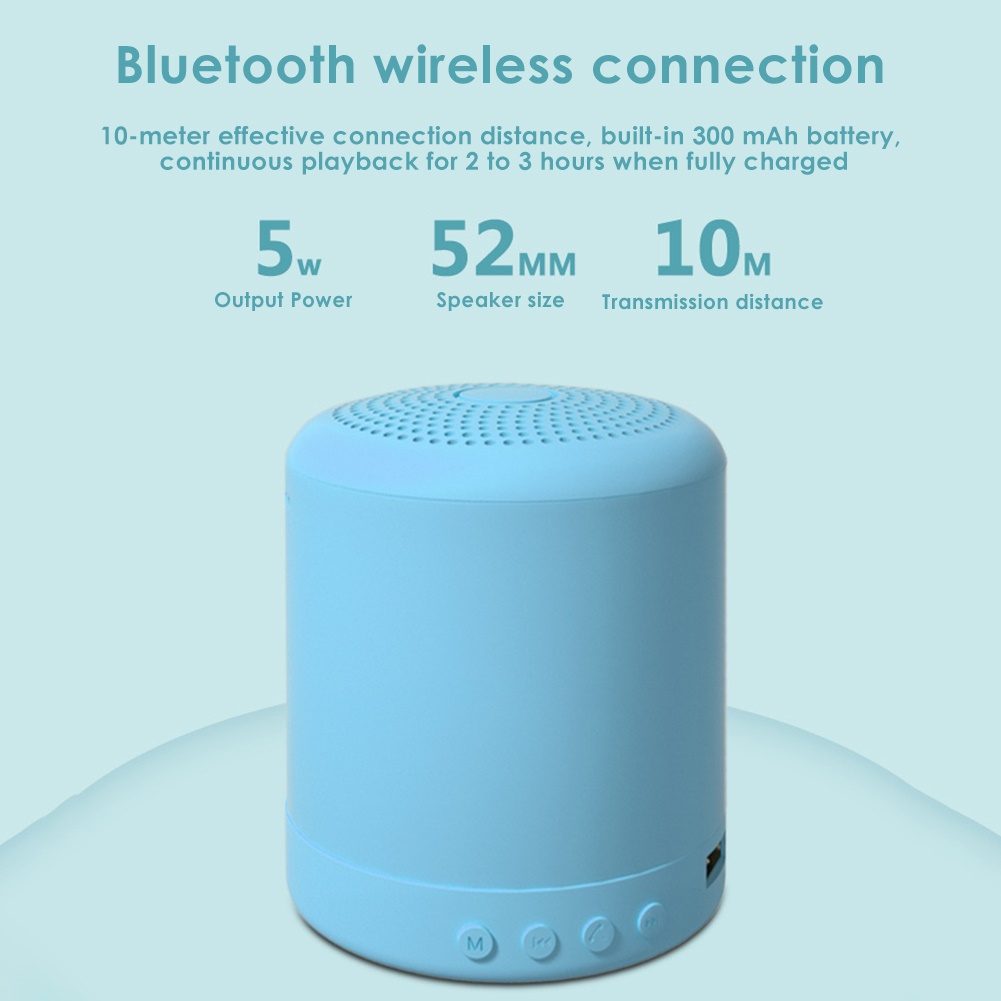 Loa BL FM AUX USB TF Bluetooth Không Dây Cầm Tay Mini Tiện Dụng Máy Phát Nhạc