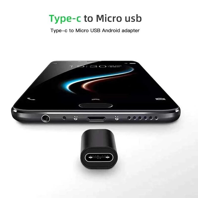 Type-C To Micro USB/lightning Cellphone Charging Adapter