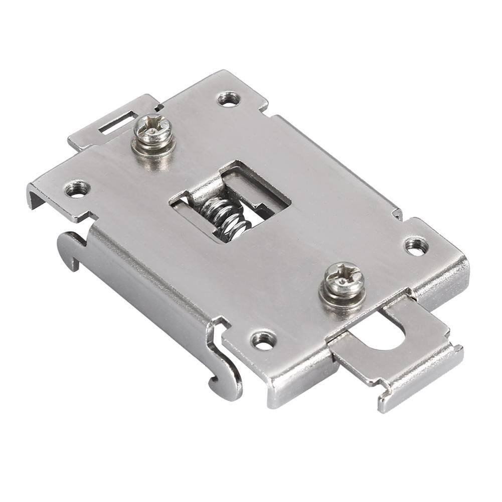 1PCS DIN rail fixed clip 35MM DIN Rail Fixed Solid State Relay Clip DIN Rail Mounting accessories Clamp With 2 Mounting Screws