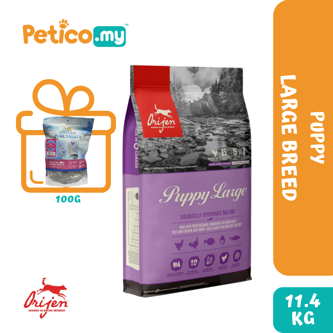 orijen puppy large breed 11.4 kg