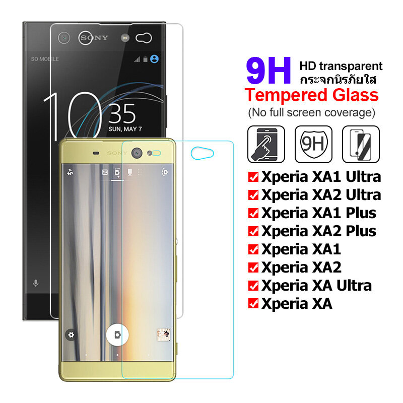 Tempered glass for sony xa2 xa1 ultra screen protectors for xperia xa1 plus xaultra 9h clear film