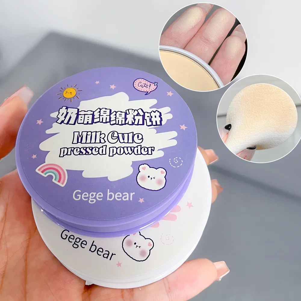 Dorisna Oil Control Pressed Powder Waterproof Lasting Makeup Finish Powder Breathable Setting Makeup Powder
