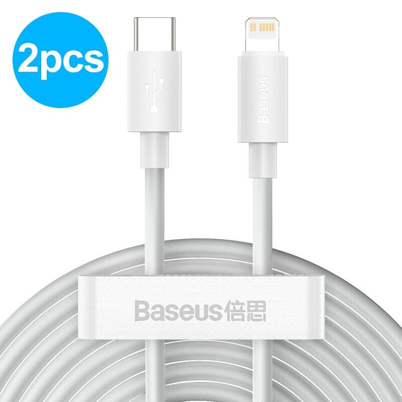 Baseus USB Type C PD 20W Cable for iPhone SE 11 12 13 14 Pro X XS 8 Fast USB C Cable for iPhone Type C Charging Wire