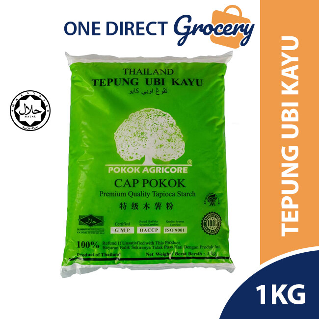 Cap Pokok Halal Premium Quality Tapioca Starch ( Tepung Ubi Kayu ) 1kg ...