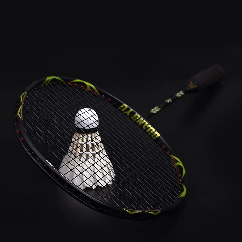ALP XGP Attack Tyle Hard Rod Full Carbon Fiber Strung Badminton Racket