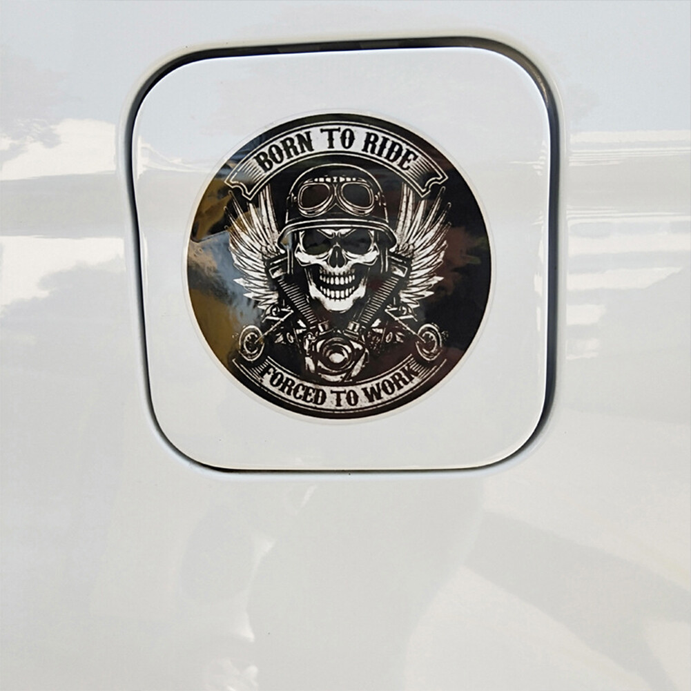 Car  Sticker Skull Pattern Reflective Ghost Rider Personality Motorcycle Sticker