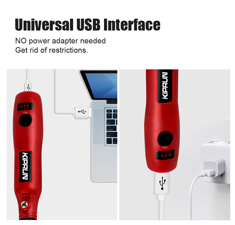 [Ready stock] KIPRUN Mini Cordless Drill Power Tools Electric 3.6V Drill Grinder Grinding Accessories Set Wireless Engraving Pen For  For Jewelry Glass Wood Cutting Grinding Polishing With HSS Saw Blade / Felt Wheel / Twisy Drill Bits / Grinding Stone
