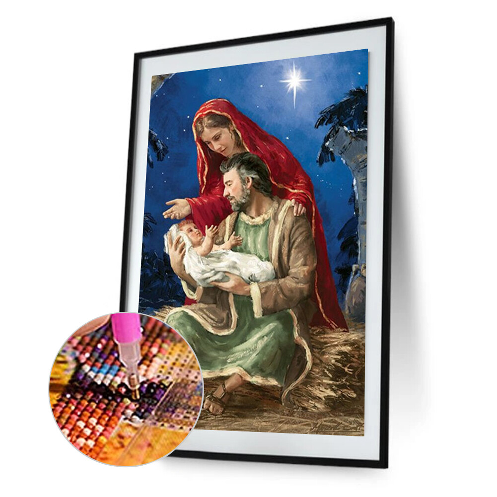 5D DIY Full Drill Diamond Painting Religious Embroidery Mosaic Craft Kit