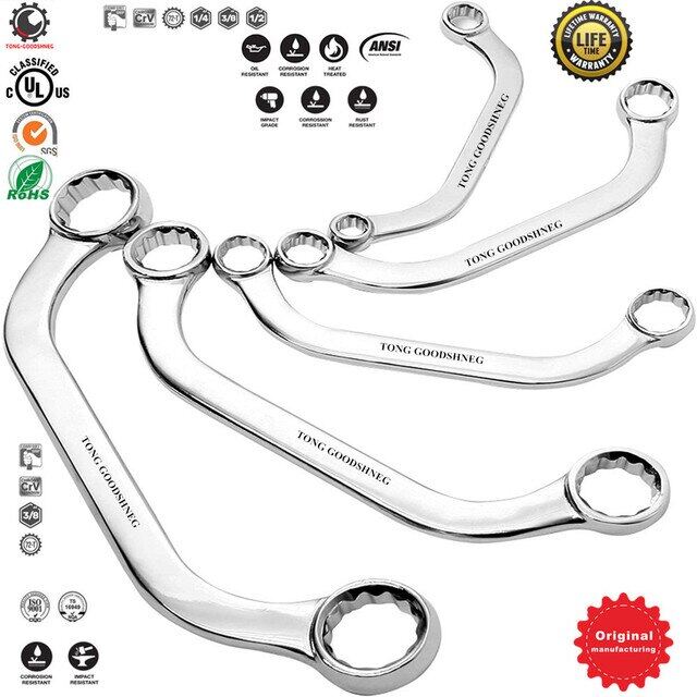 Metric Half Moon Wrench Set Fully Polished 8x10mm21 X 23mm Combination