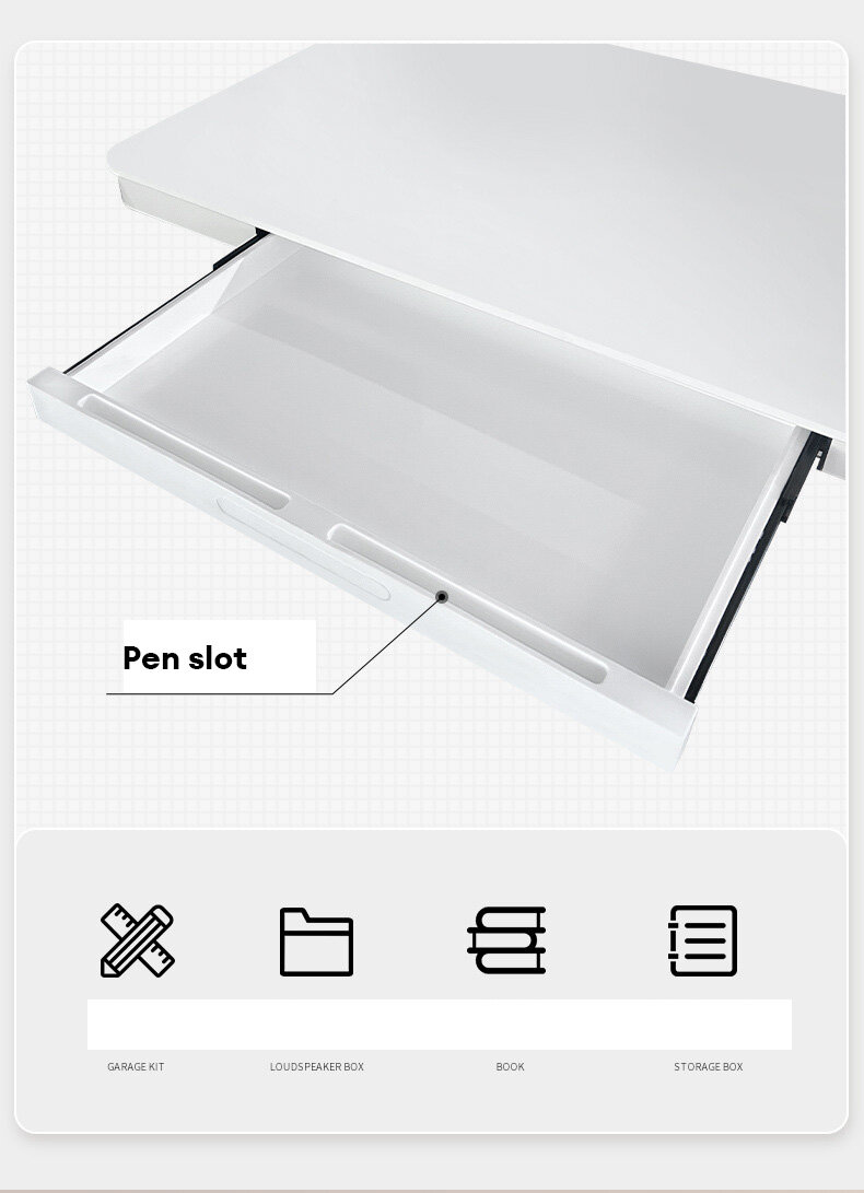 Computer desktop desk manual lifting home desk study desk lifting writing desk office desk