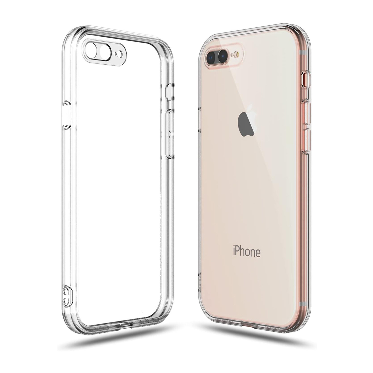 LUOWAN Ốp Lưng Cho Apple iPhone 7 Plus/iPhone 8 Plus Ốp Lưng Silicon Trong Suốt TPU Chống Trầy Xước Cho Apple iPhone 7 Plus/iPhone 8 Plus-Trong Suốt