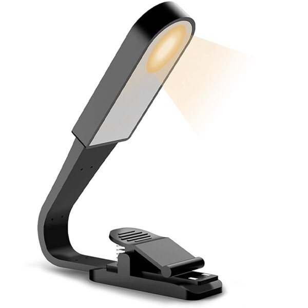 Bảng giá Book Light, USB Rechargeable Reading Light with Contact Sensor, Flexible Clip on Book Light for Reading in Bed