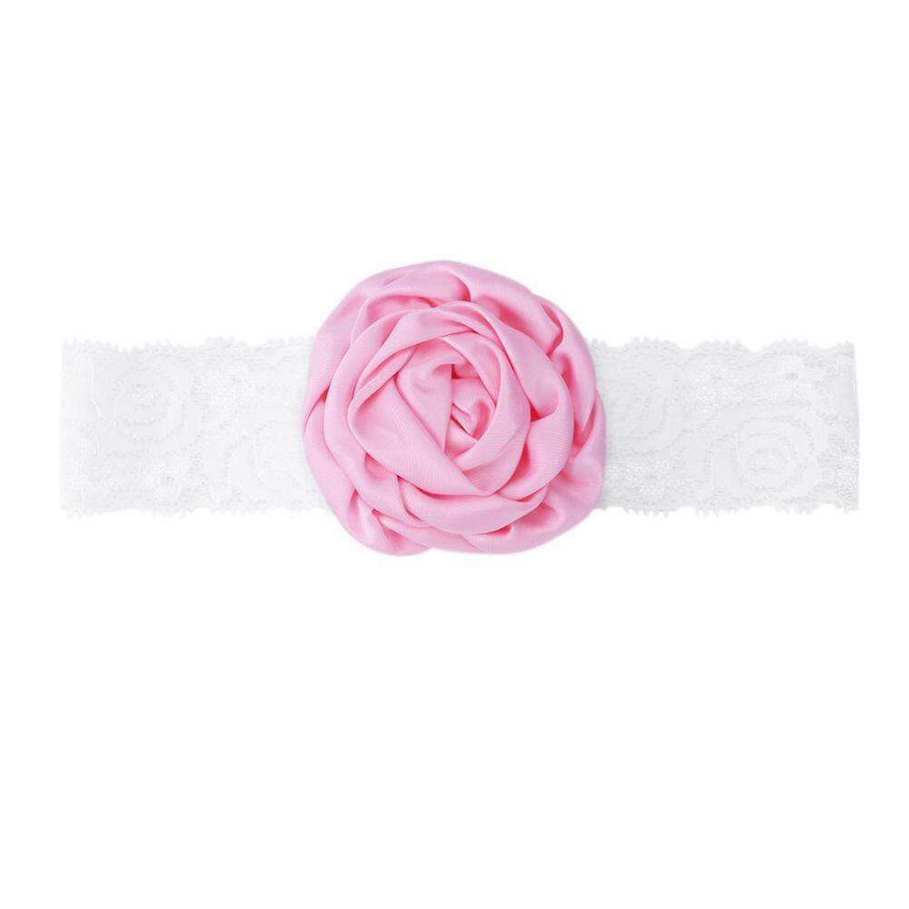 เด็กทารกลูกไม้ดอกกุหลาบสายรัดศรีษะสำหรับเด็กทารกแรกเกิดปาร์ตี้ Elastic Hairband By Questionno