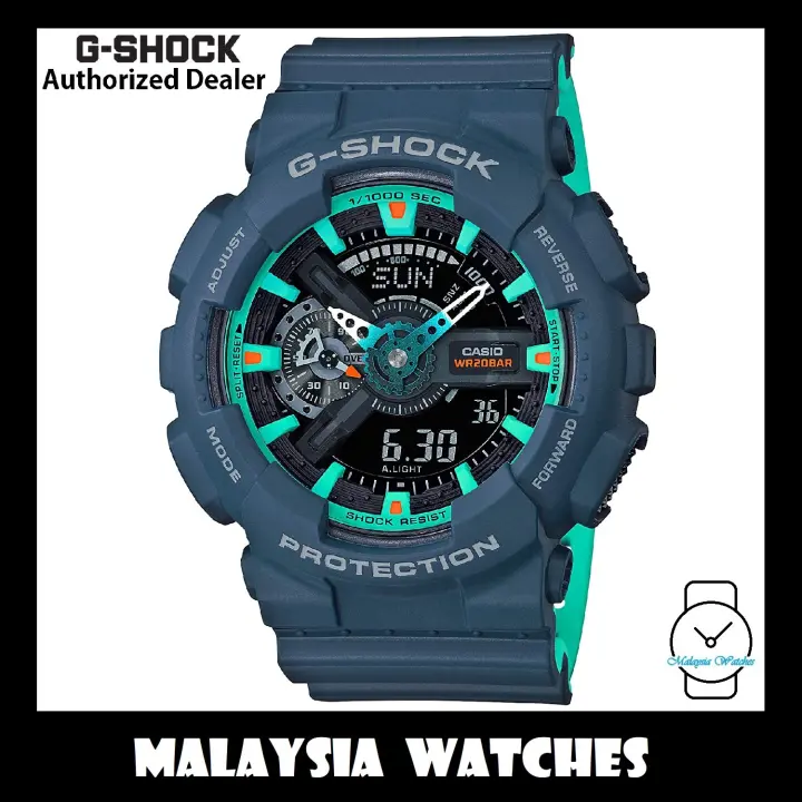 g shock blue color watch