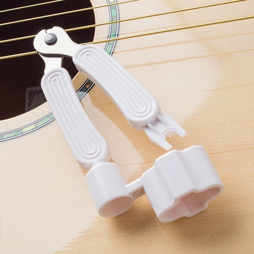 Miwayer Guitar String Winder 3 IN 1String Peg Winder String Cutter Pin Puller Instrument Guitar Maintenance Tool Repair Tool