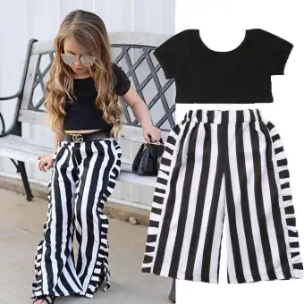 baby girl wide leg pants