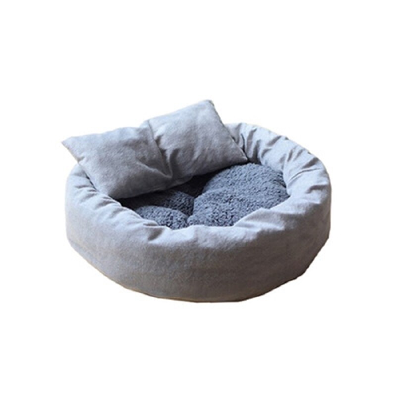 Bắc Âu Minimalism Bánh Trứng Vòng Ổ Cho Thú Cưng Cát Đi Vệ Sinh Cho Mèo Cũi Bốn Mùa Phổ Đơn Giản Đệm Thoải Mái Giấc Ngủ Sâu Đồ Dùng Cho Mèo Chó Puppy Teddy Con Chó