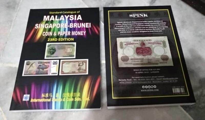 Catalogue of Malaysia Singapore Brunei Coin & Paper Money 23rd Ed. (2019) Steven Tan Malaysia