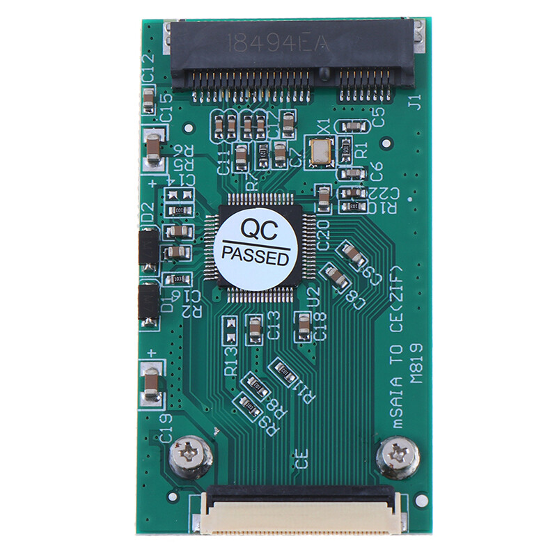 Hitn bộ chuyển đổi cáp mini msata pci-e ssd sang 40 chân zif card ce 1.8 inch