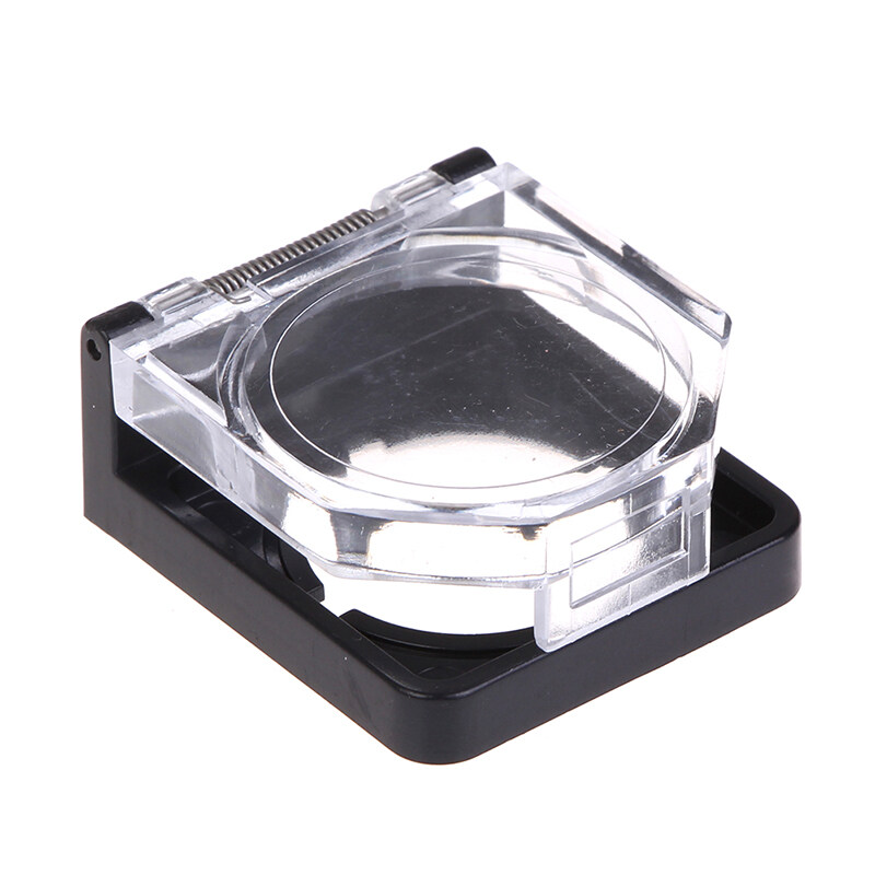 Black 22mm clear plastic push button switch guard protector Veronacp