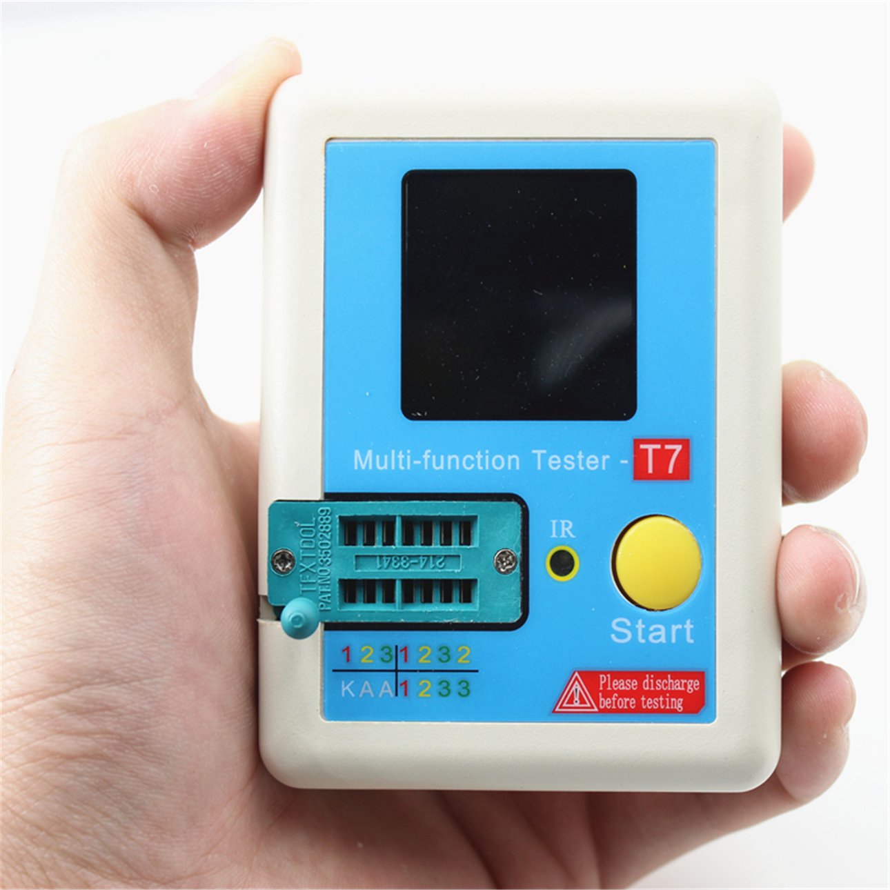 LCR-T7 Transistor Tester, Máy Đo Điện Dung Triode Điốt TFT Máy Đo LCR ESR