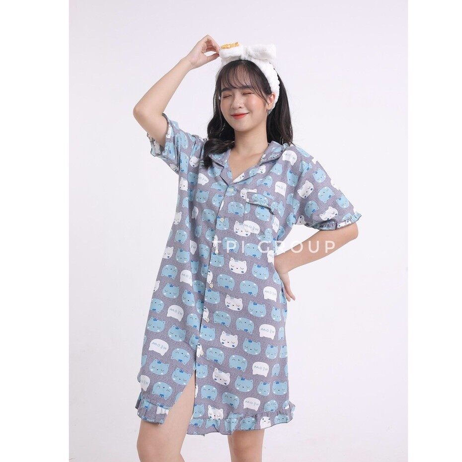 Váy ngủ kate Thái loại đẹp siêu cute