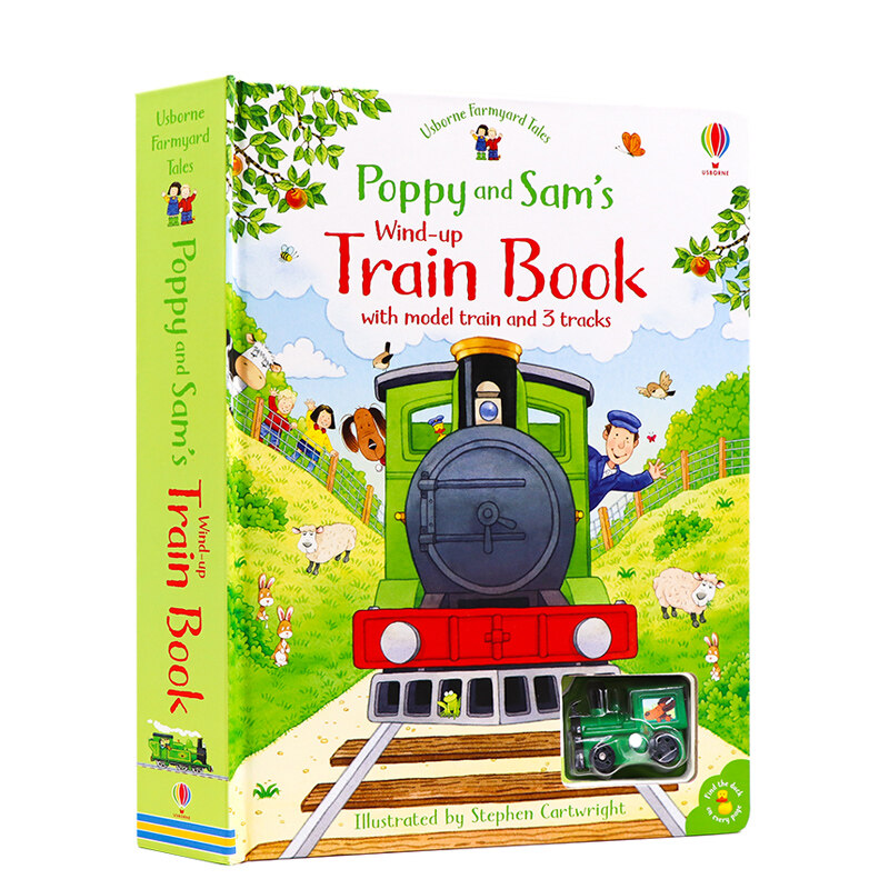 Original and genuine English pop and sam' S wind up train Book steam