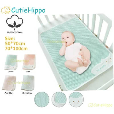 Baby Breathable Changing Mat Waterproof Mat Foldable Washable Diaper Cotton Mattress Strong Absorption Pelapik