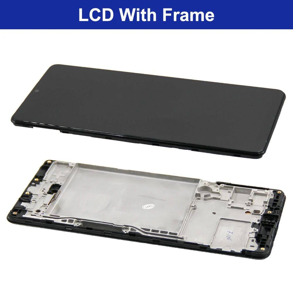 Bluesky Super AMOLED cho Samsung Galaxy A42 LCD a426b a426u Hiển thị màn hình cảm ứng lắp ráp với khung cho Samsung A42 5 gam Màn hình LCD