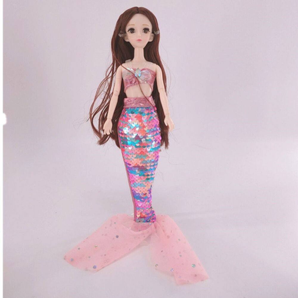 Trtewws đồ chơi bé gái 1 bộ truyện cổ tích cho búp bê 1/6 váy ngang ăn mặc quà tặng tự làm quần áo cosplay búp bê bộ váy cổ tích quần áo búp bê nàng tiên cá váy cưới đuôi nàng tiên cá