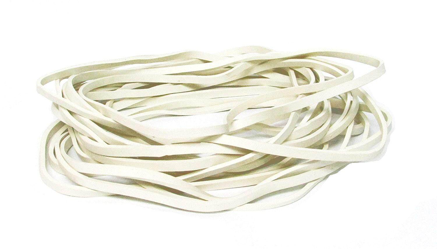 Orange & Multi Colour Rubber Band / Large Postal White / Colour Rubber