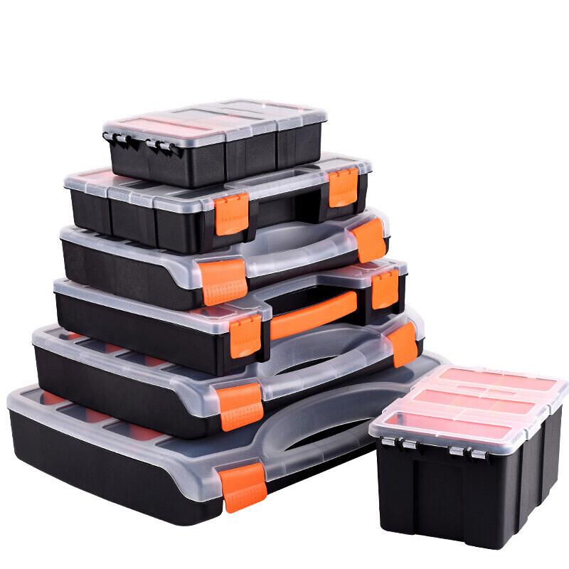 Blesiya Portable Plastic Tool Box Parts Box Storage Components Box