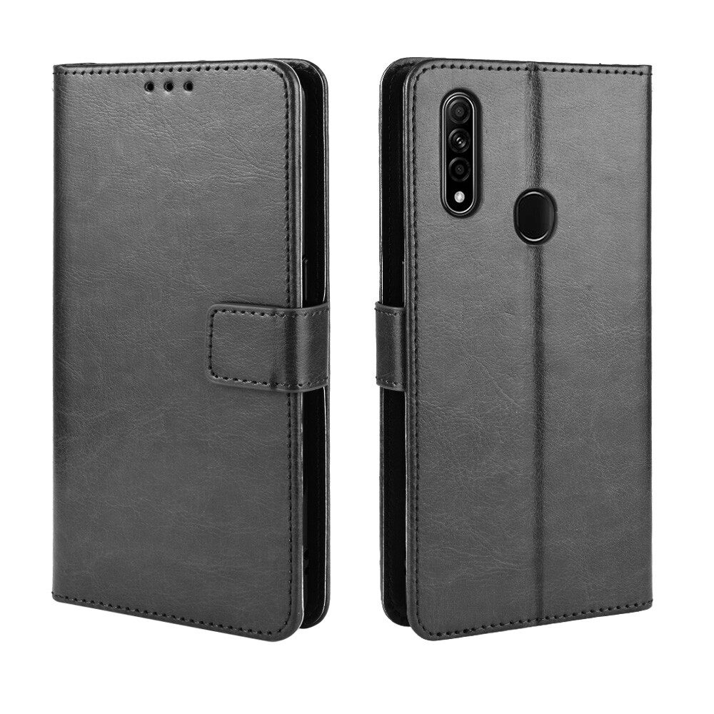 Oppo a31 2020 case pu leather wallet flip phone case oppo a31 2020 oppoa31 back cover