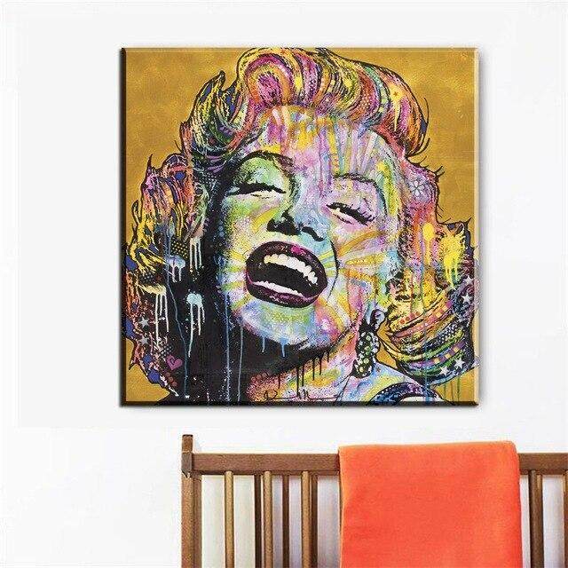 MARILYN MONROE IN PINK DRESS FRAMED CANVAS WALL ART PRINTS HOME DECO PICTURES