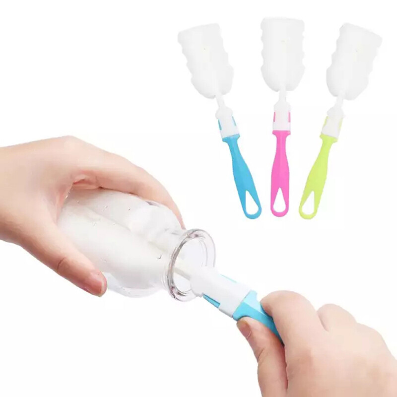 Baby Milk Feeding Bottle Brush Sponge Cleaning Tools Long handle brush
