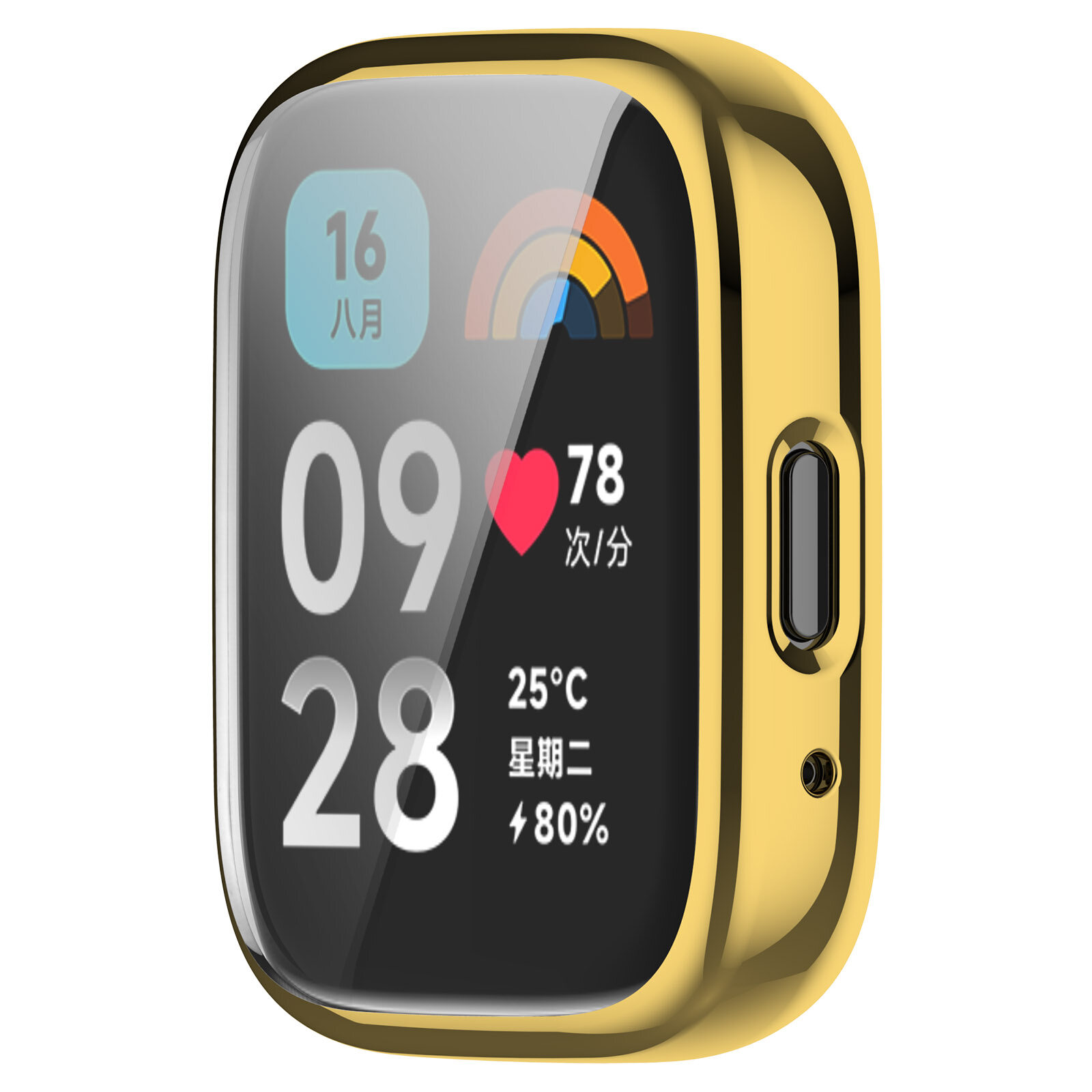 TPU Soft Protective Cover For Redmi Watch 3 Active/Redmi Watch3 Lite Case Full Screen Protector Shell Bumper Plated Cases Accessories