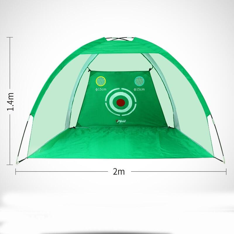 PGM Golf Tent Practice Net Batting Cage Training Aids Indoor and Outdoor Sports Exerciser Garden Grass Practice Net 2*1.4M